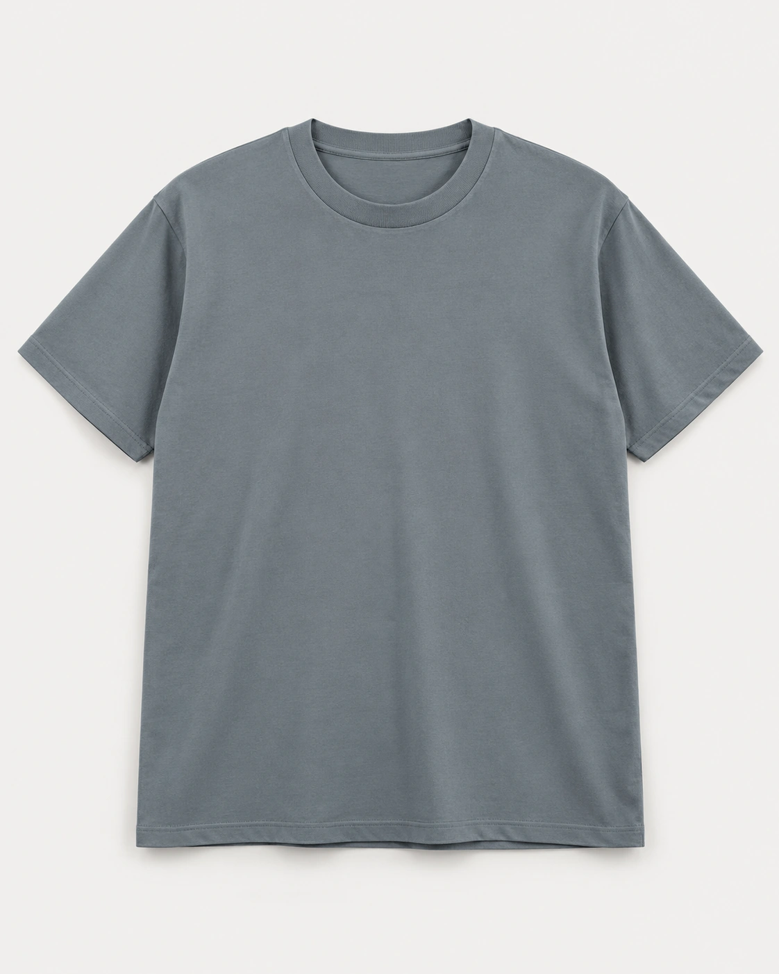 Playera Regular Hombre 150 · Gris Acero